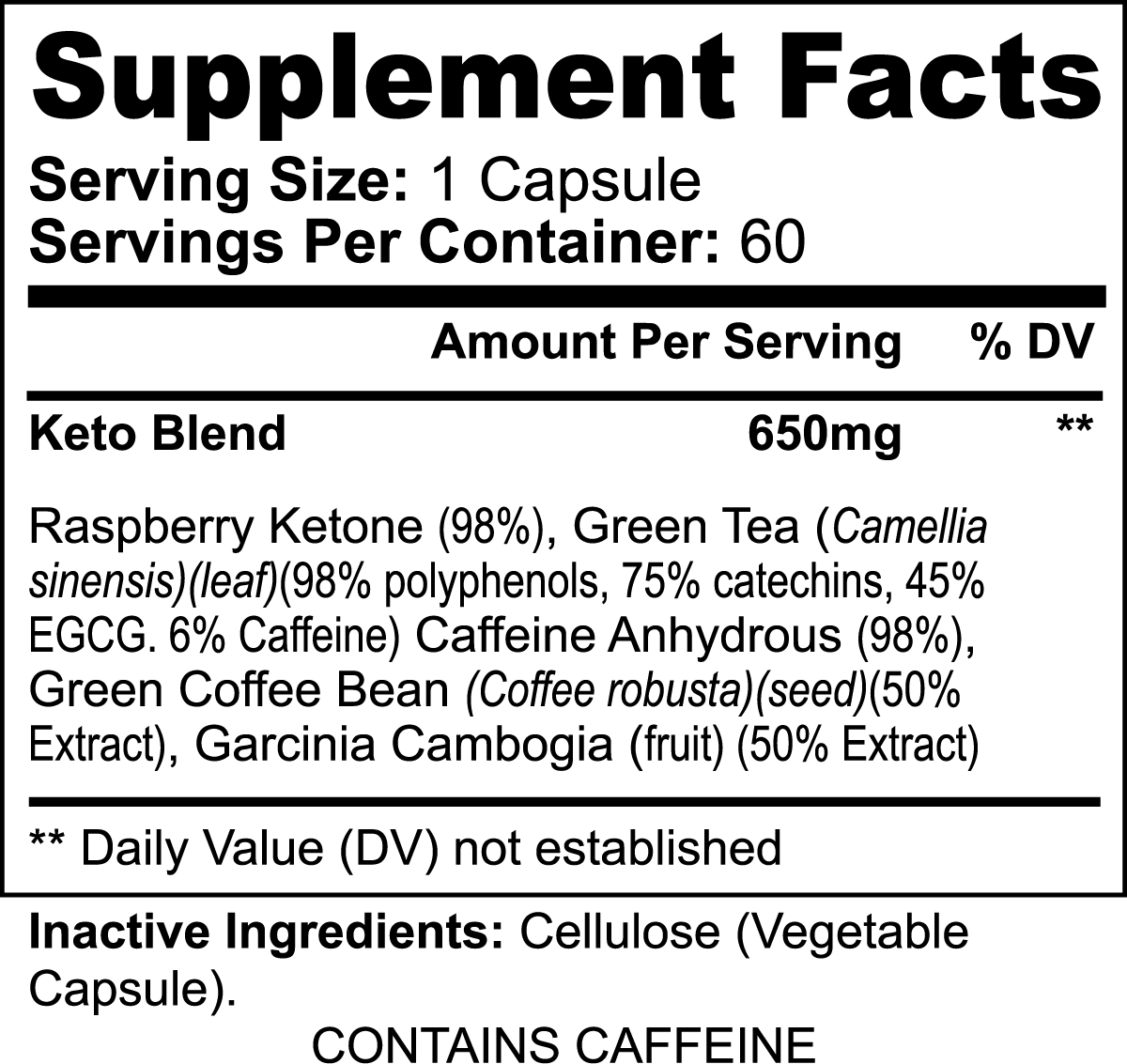 Trim Magic: Keto Boost Formula (with (Caffeine)